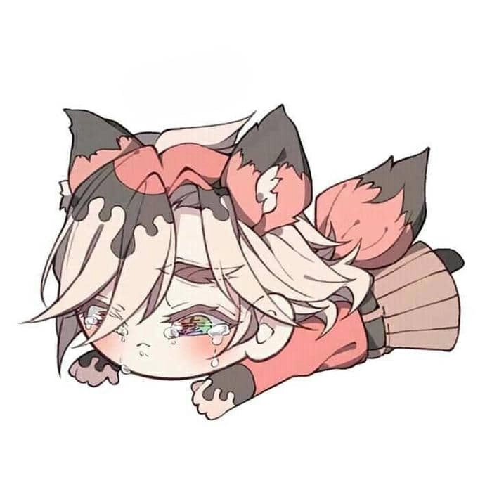 Ảnh Douma chibi với biểu cảm hài hước độc đáo
