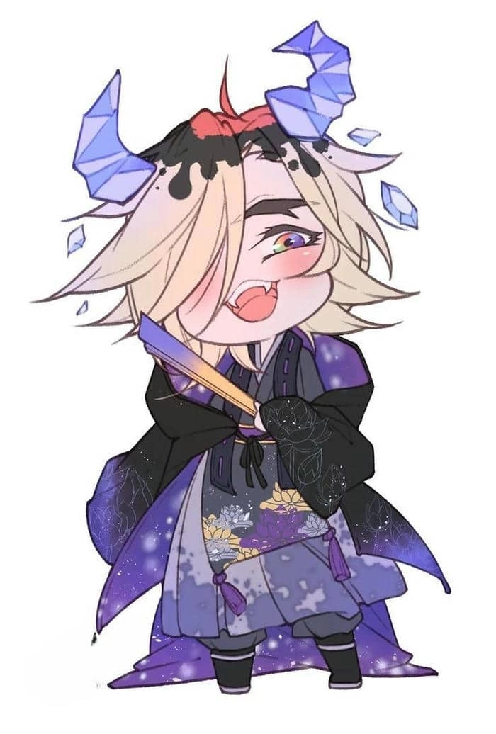 Douma chibi gợi nhớ hình ảnh quỷ đáng yêu lạ thường