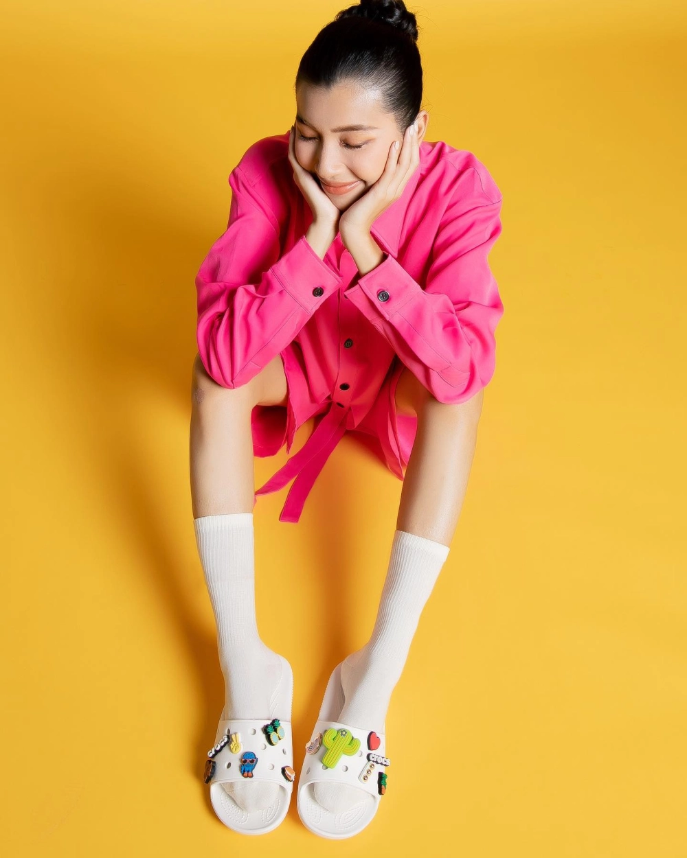 Ảnh cảm xúc từ khoảnh khắc Đồng Ánh Quỳnh bị loại