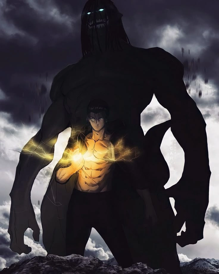 Eren ăn titan búa chiến hấp thụ sức mạnh khủng