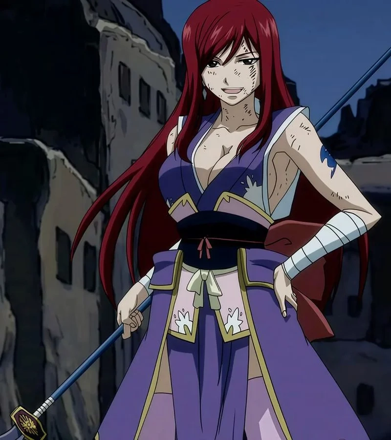 Anime Fairy Tail Erza Scarlet hình tượng nữ pháp sư hoàn hảo