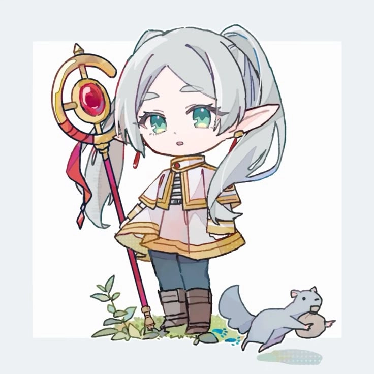 Frieren chibi shorts video ngắn khiến tim fan rung rinh