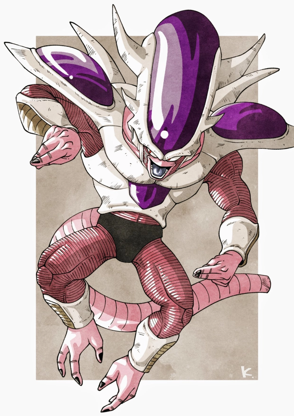 Frieza 3nd form hình dạng sai chính tả phổ biến