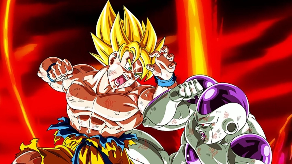 Goku đấu với Frieza nghẹt thở từng giây phút