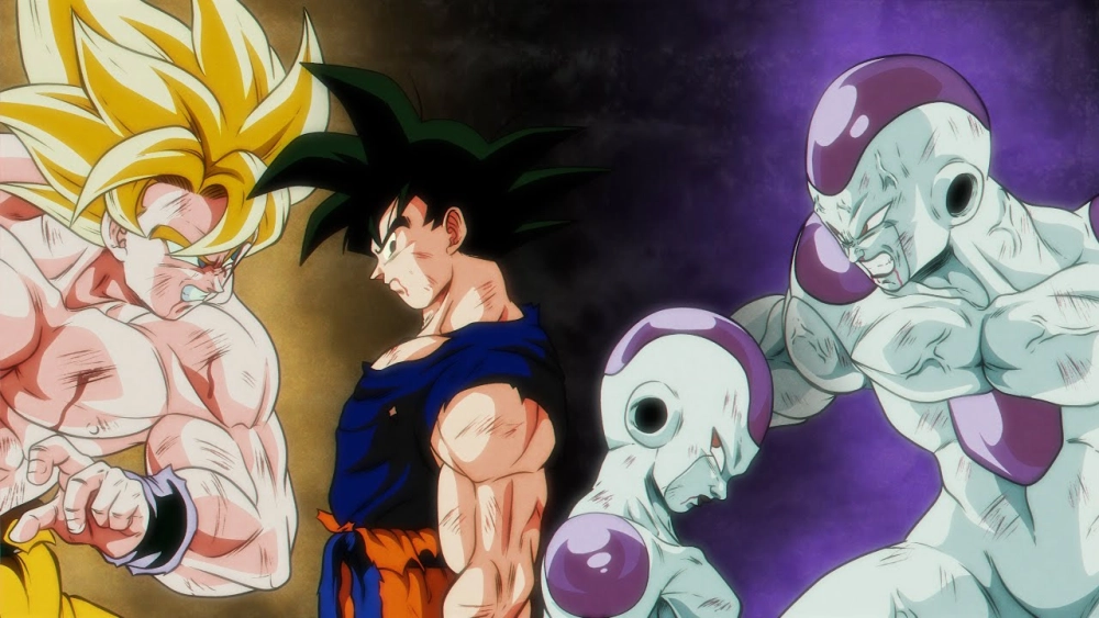 Ssj Goku vs Frieza khoảnh khắc hóa siêu saiyan