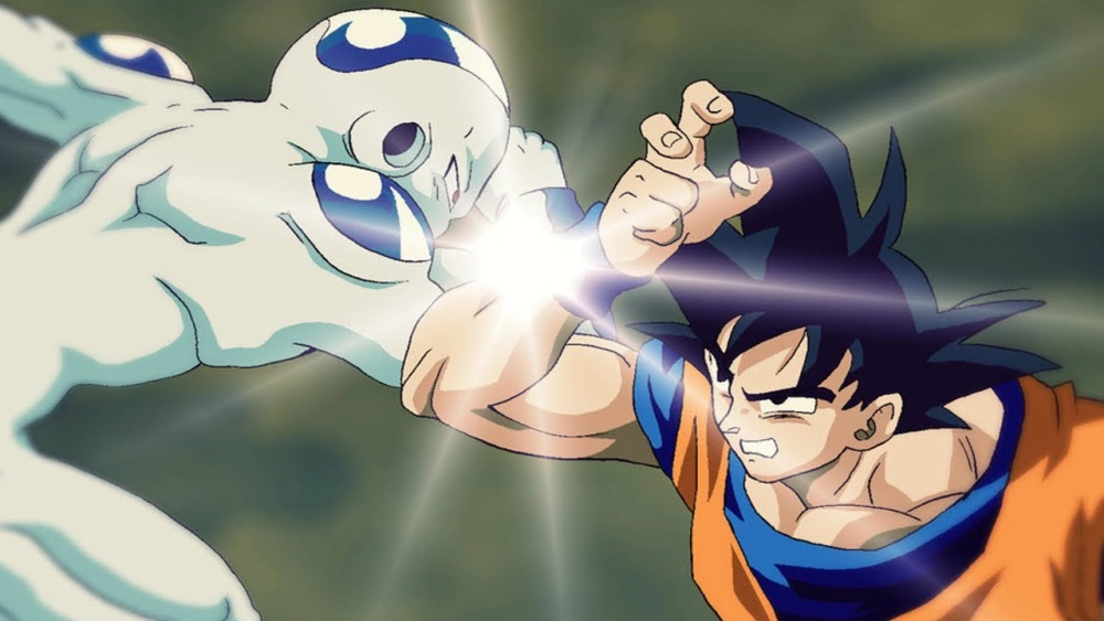 Super saiyan Goku vs Frieza sức mạnh bùng nổ
