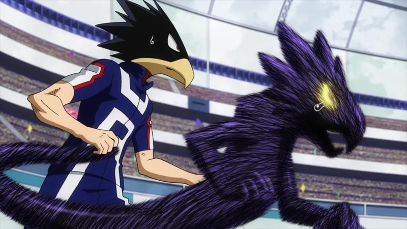 Tokoyami fanart tái hiện trọn vẹn bóng tối