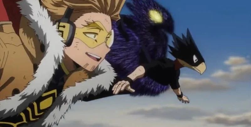 Fumikage Tokoyami x Hawks cùng bay qua đêm tối