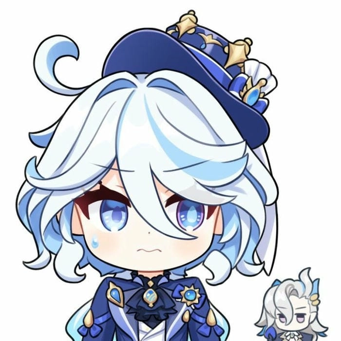 Lưu ngay bộ hình furina chibi chất lượng cao