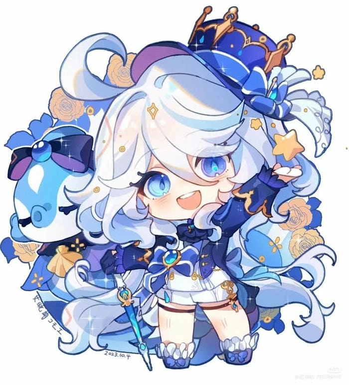 Khám phá thế giới genshin furina chibi siêu dễ thương