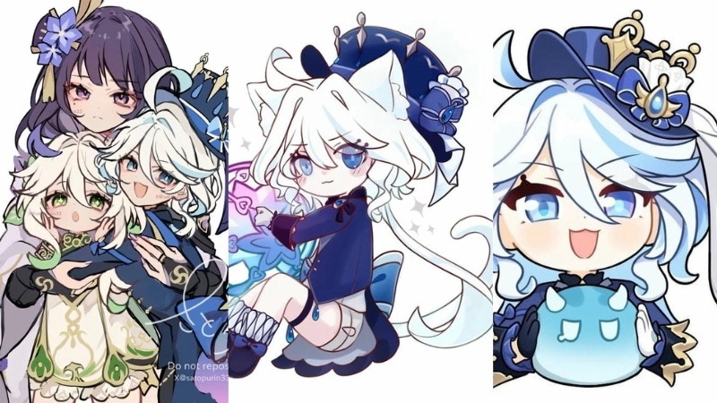  Tuyển tập ảnh furina chibi siêu dễ thương cho fan Genshin 