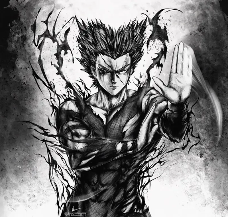 Garou fanart sáng tạo bùng nổ màu sắc và cảm xúc