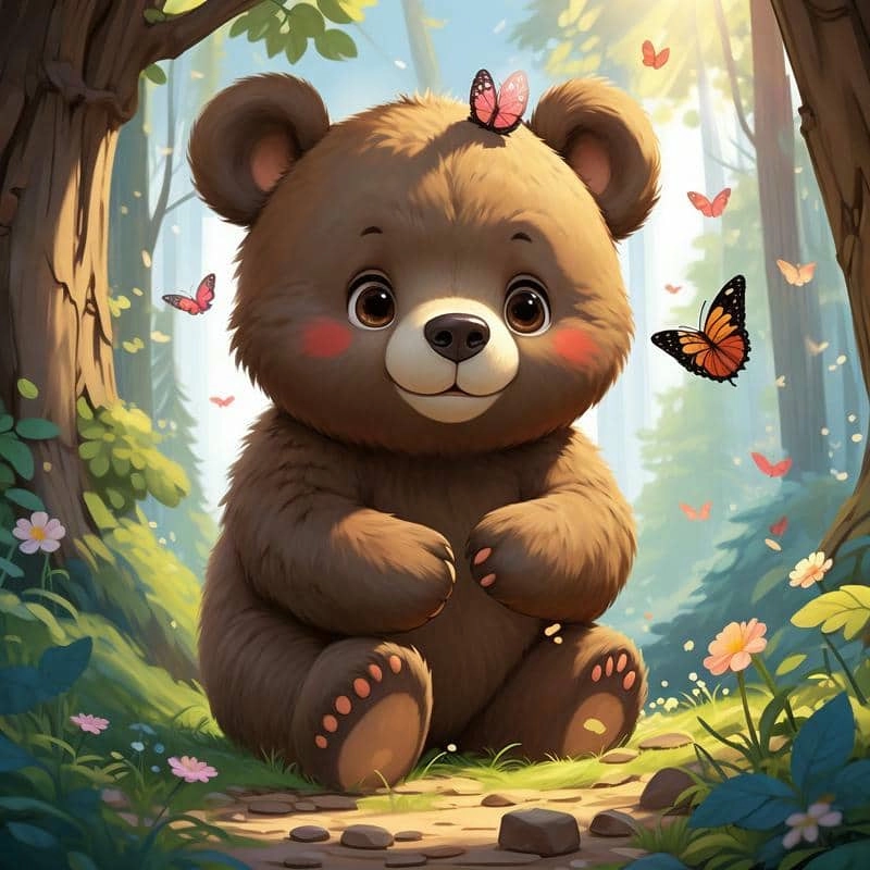 Đổi diện mạo điện thoại với hình nền gấu cute chibi