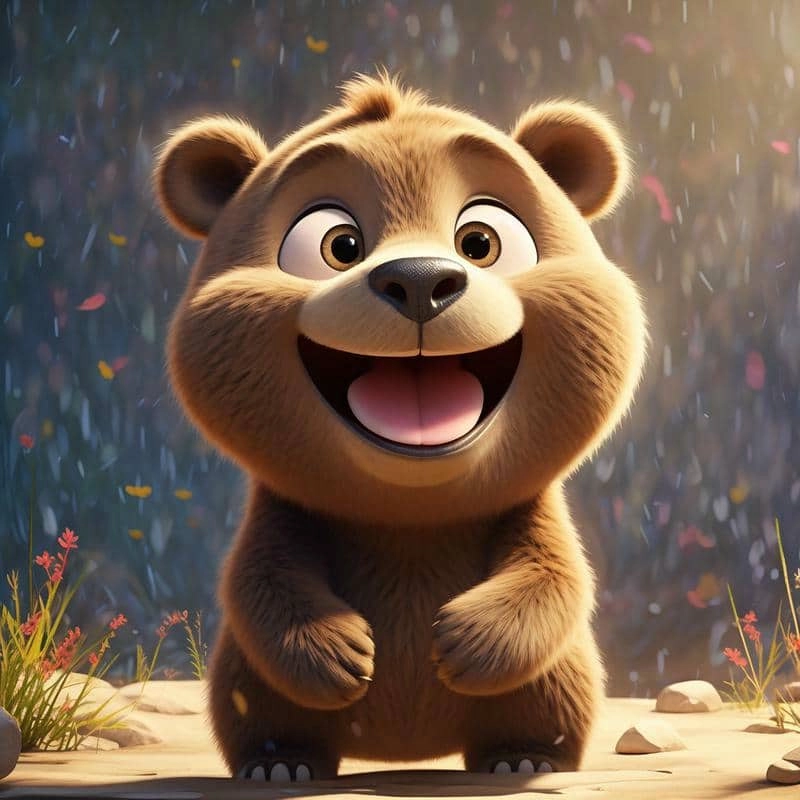 Nhìn một lần là mê ảnh chibi gấu luôn đó nha