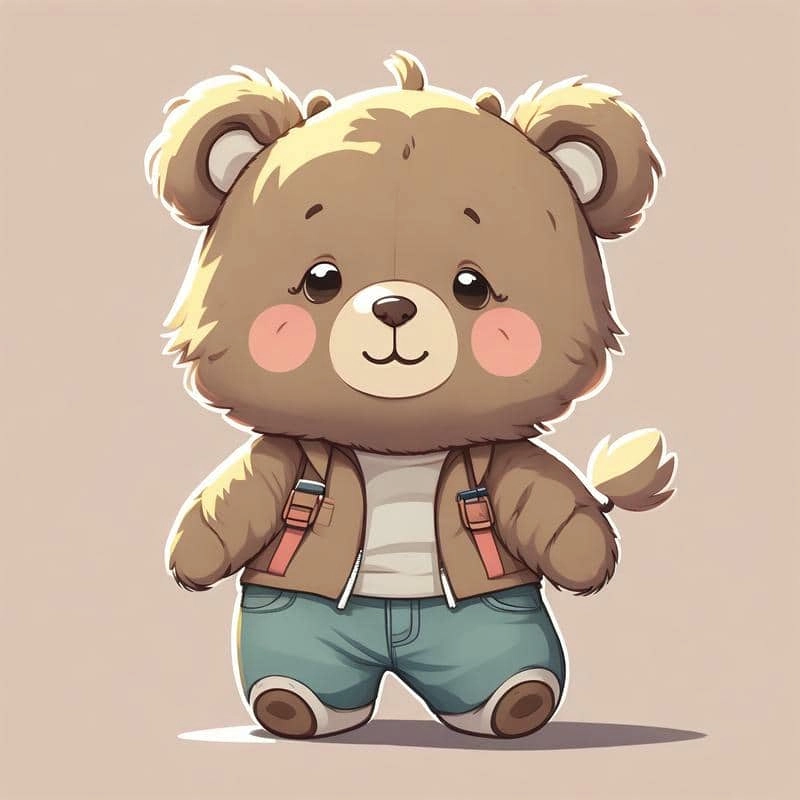 Thả tim với loạt ảnh chibi gấu cute hot hit