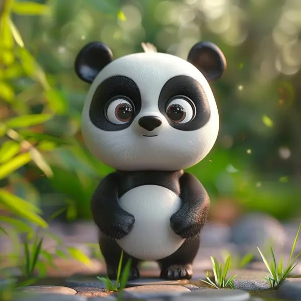 Tổng hợp anime avatar ảnh gấu trúc cute chibi cực chất