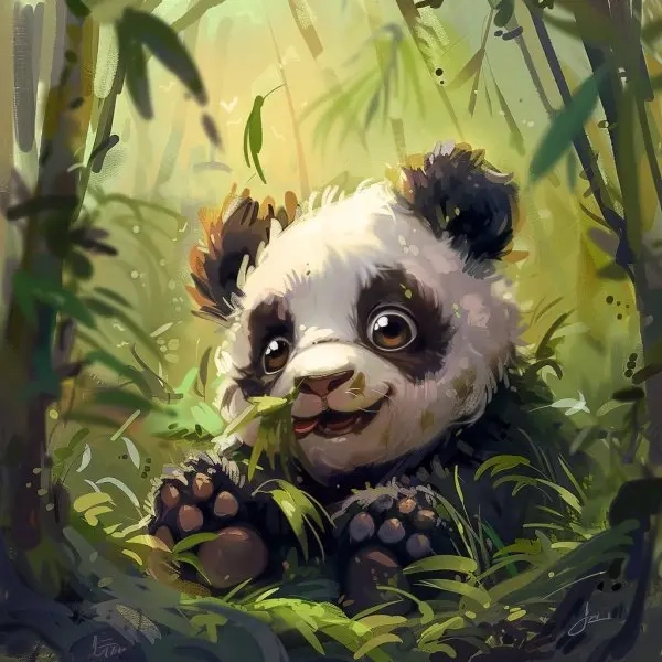Bộ sưu tập panda avatar ảnh gấu trúc cute chibi mới nhất