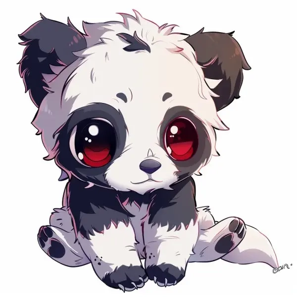 Dễ thương gấp đôi cùng gấu trúc gấu trúc avatar cute chibi