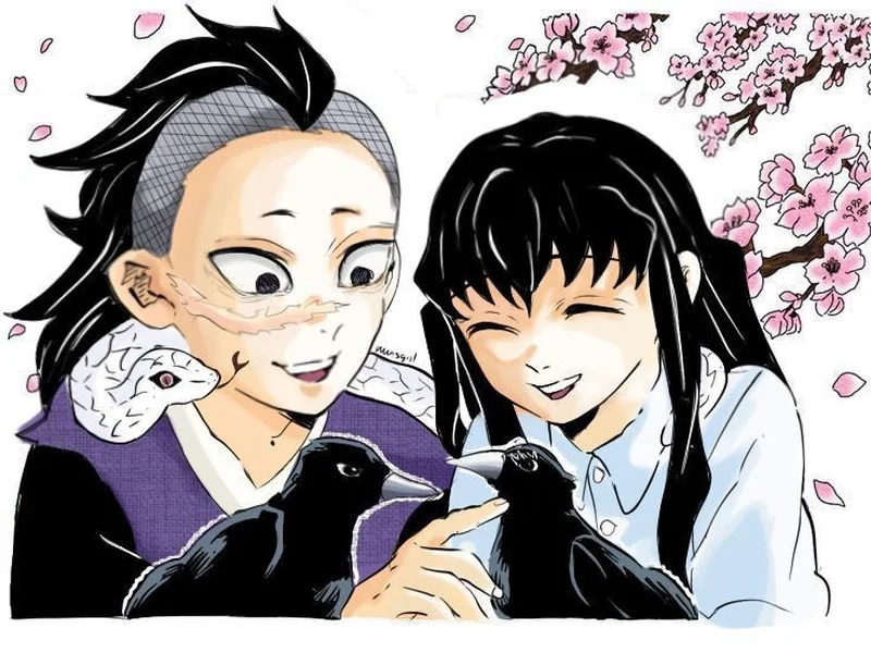 Genya x Muichiro là mối liên kết nhẹ nhàng sâu lắng