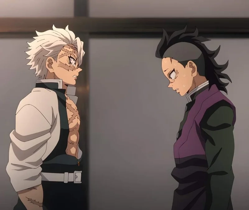 Sanemi x Genya cute trong khoảnh khắc hiếm hoi nhẹ nhàng