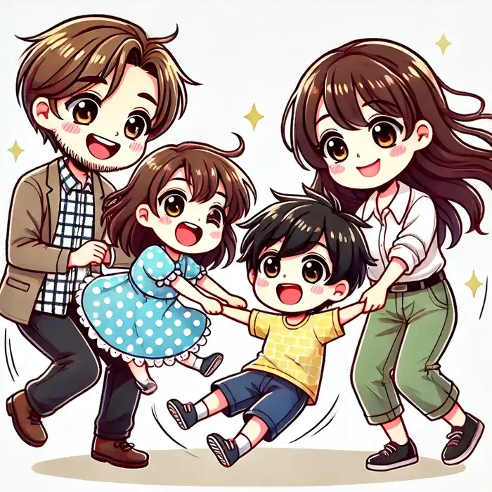 Lưu ngay bộ chibi gia đình cute