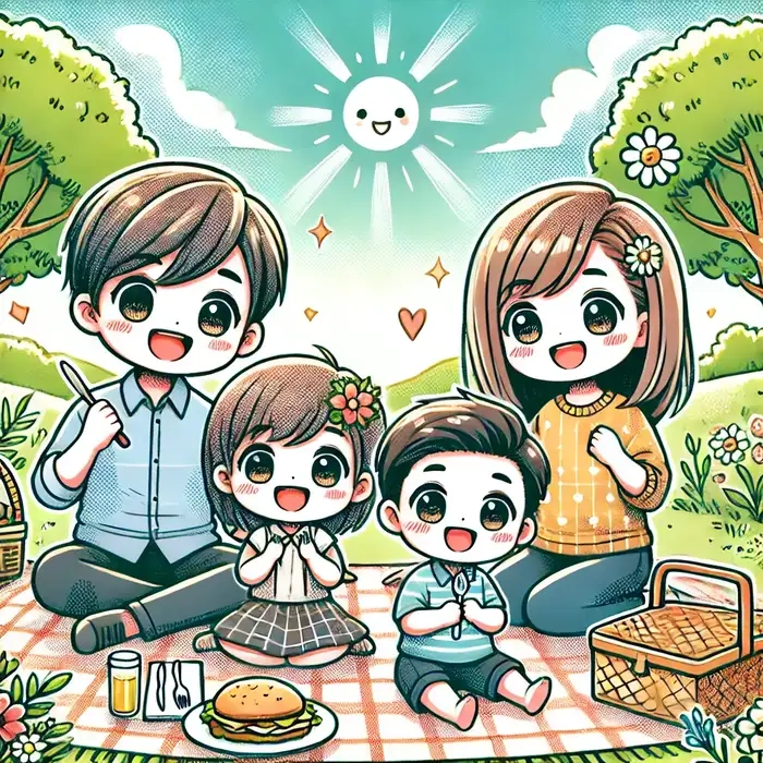 Tìm cảm hứng từ gia dinh chibi
