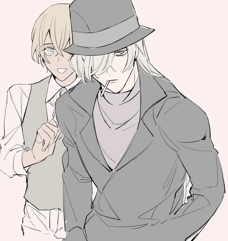 Gin x Amuro là hai thế lực đối nghịch căng thẳng