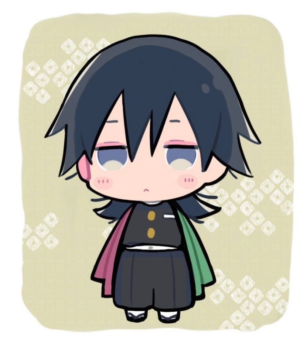 Chibi Giyuu Tomioka phong cách hoạt hình sống động