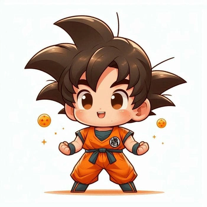 Tổng hợp đầy đủ hình ảnh goku chibi đẹp nhất