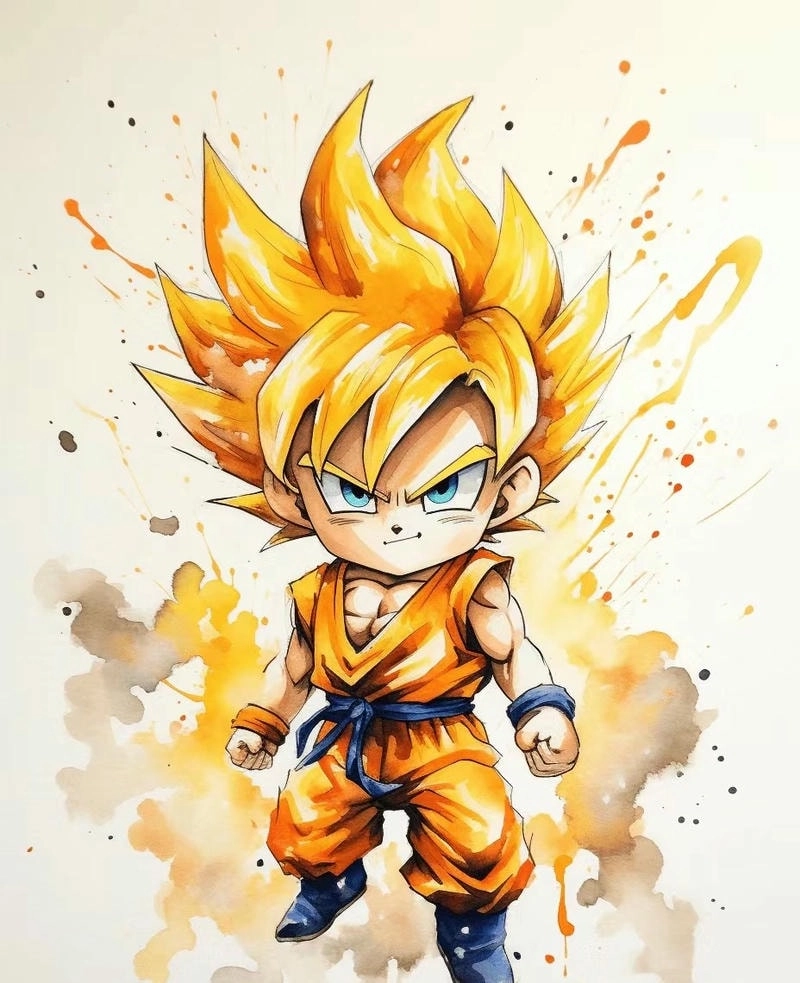 Sưu tập mô hình goku chibi mini siêu chất