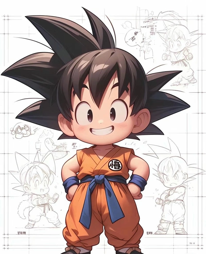 Khám phá phong cách độc đáo với black goku chibi