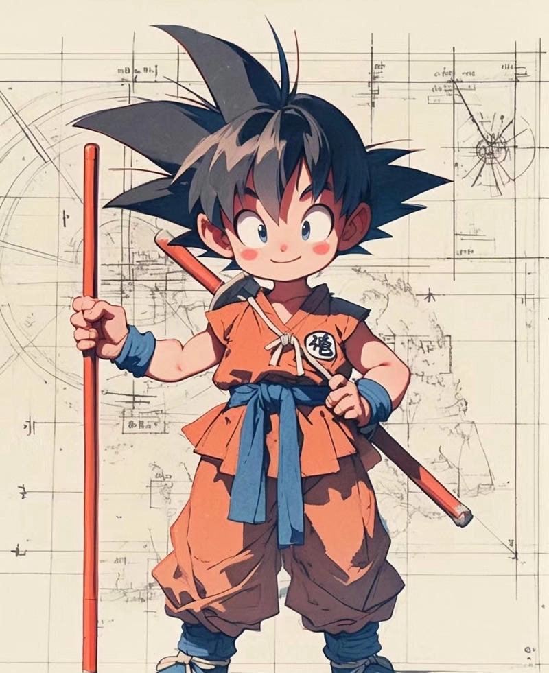 Tổng hợp hướng dẫn cách vẽ goku chibi chi tiết