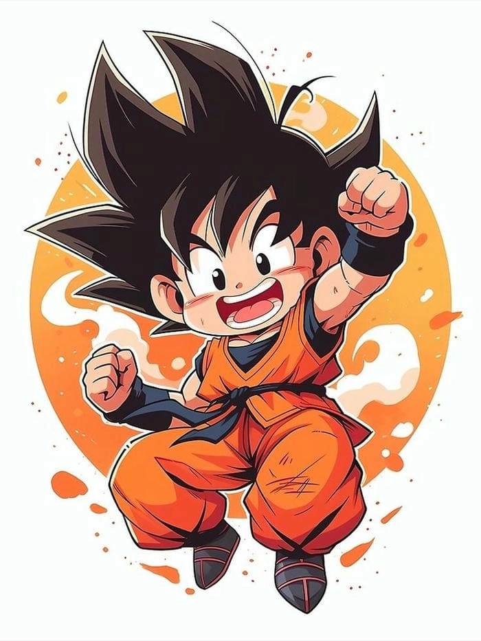 Chọn lọc ảnh cute goku chibi nổi bật và mới nhất