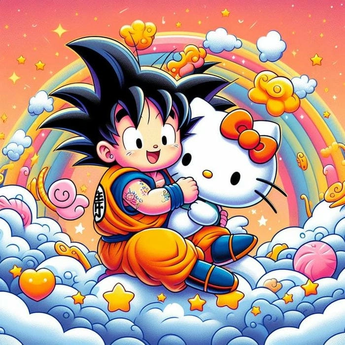 Tải ảnh động goku chibi gif vui nhộn