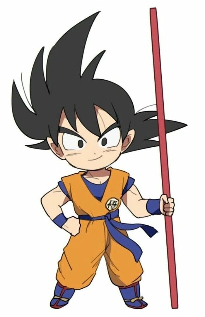 Tải bộ goku chibi sticker dùng chat vui vẻ