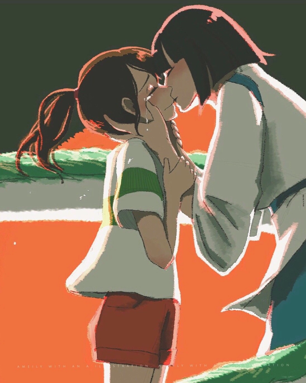 Chihiro and Haku gắn bó qua từng khoảnh khắc