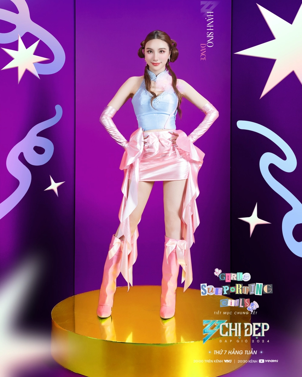 Khung ảnh chuyên nghiệp của ca sĩ Hạnh Sino