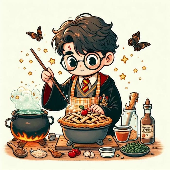Bộ sưu tập hình ảnh chibi harry potter độc đáo