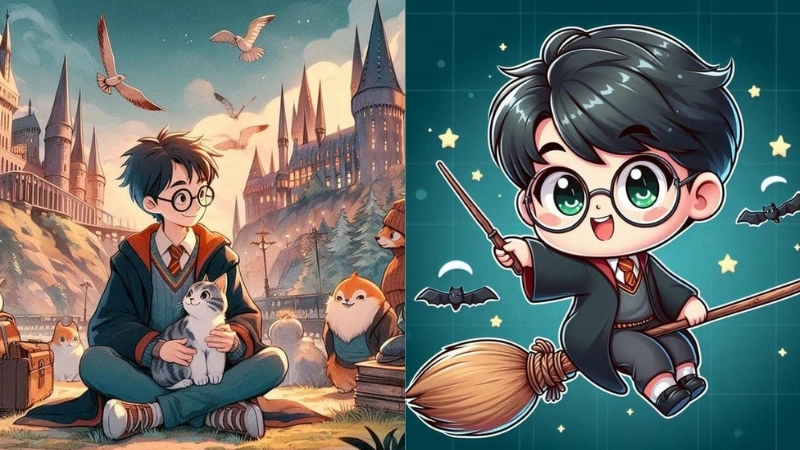  Tổng hợp những ảnh harry potter chibi siêu dễ thương 