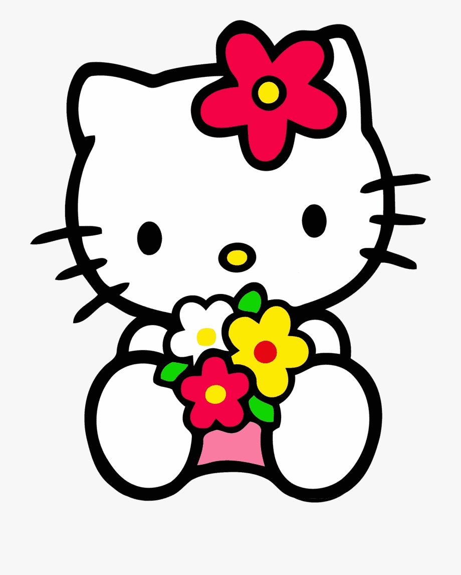 Cực nhiều chủ đề từ hình tô màu mèo hello kitty