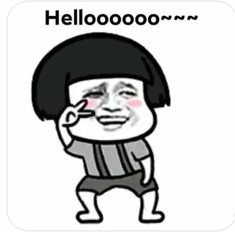 Xỉu up xỉu down với combo anime hello meme siêu đáng yêu