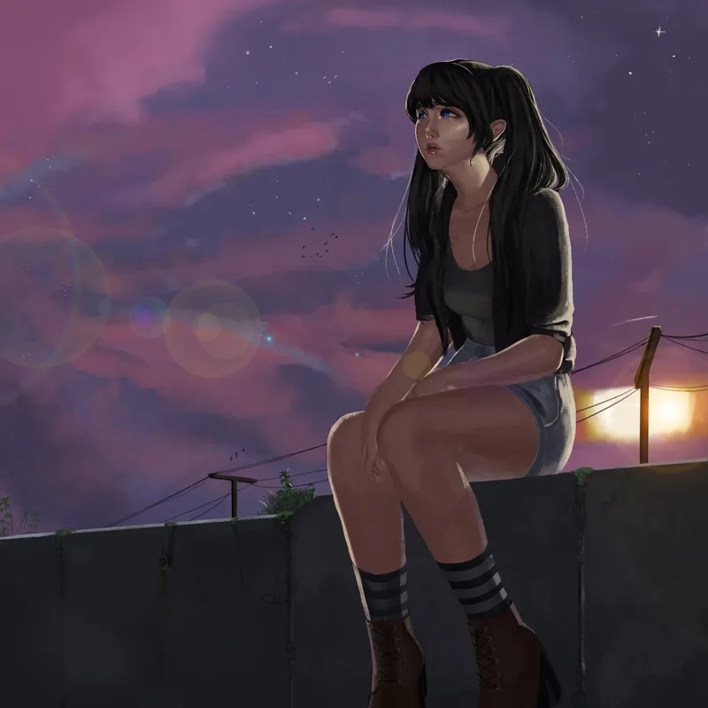 Tìm kiếm hình avatar cô đơn hợp tâm trạng