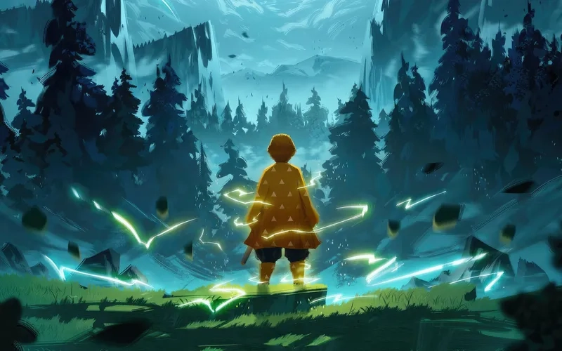 Ngắm nhìn ảnh tanjiro và zenitsu cực đẹp