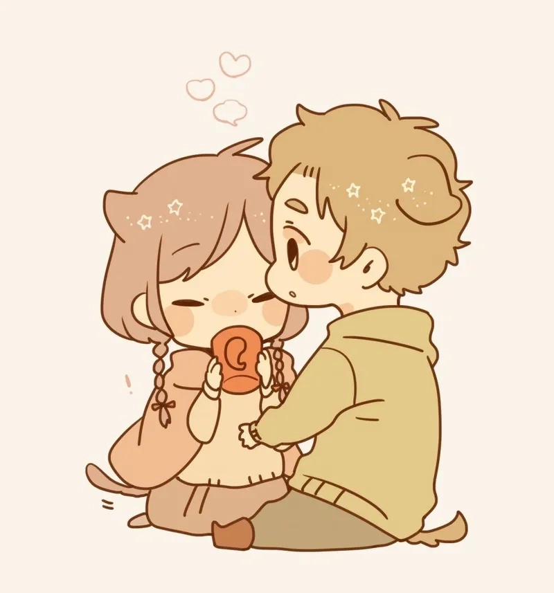 Ngắm trọn hình chibi cặp đôi dễ thương siêu cute