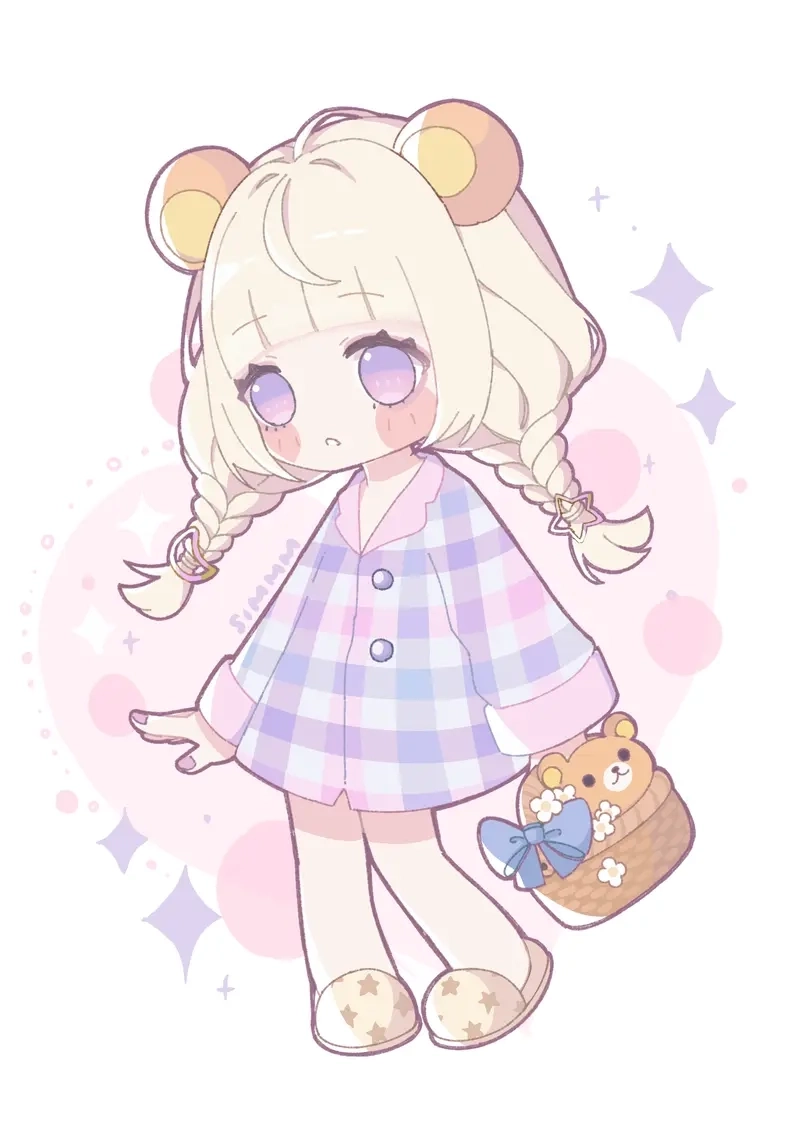 Đừng bỏ lỡ hình nền con gái chibi đáng yêu