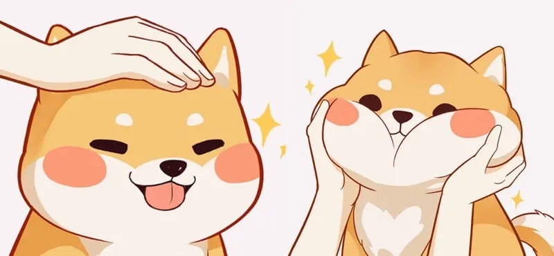 Khám phá hình nền chó shiba chibi dễ thương