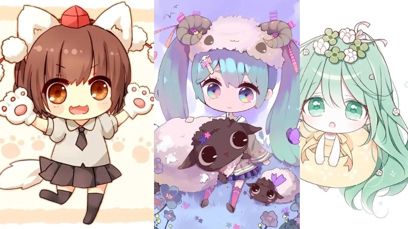  Tải ngay bộ sưu tập hình nền chibi đáng yêu miễn phí 