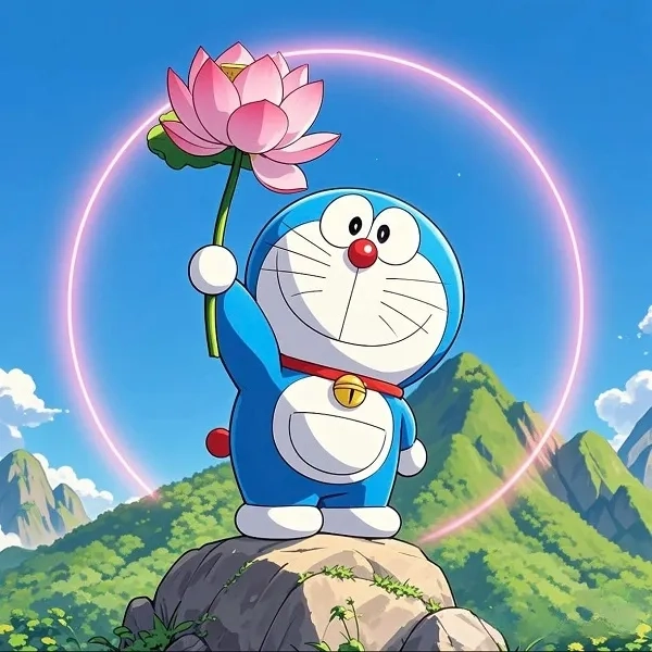 Tải ngay avatar doraemon cặp siêu xinh