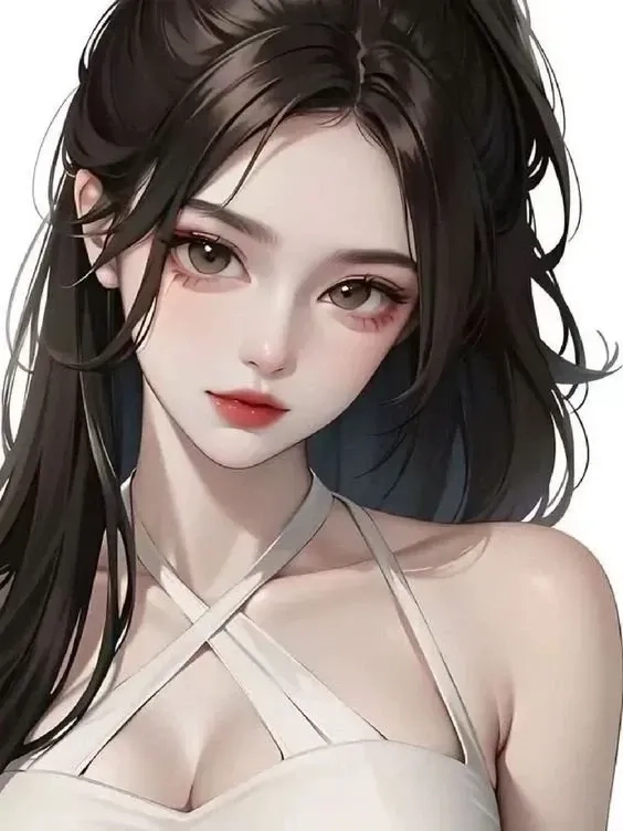 Thiết kế 3D anime girl với tông màu tươi sáng đầy nghệ thuật