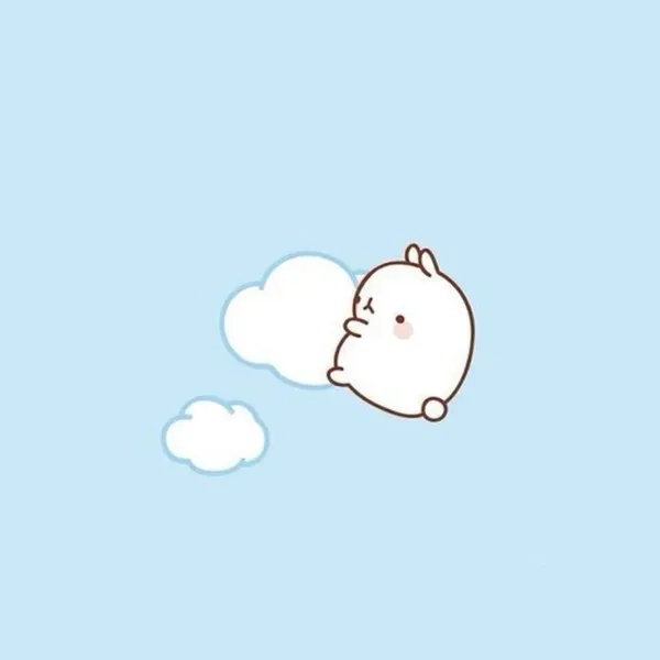 Thử ngay hình nền đẹp cute màu xanh dương siêu yêu